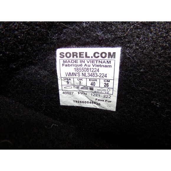 Sorel Carnival Boots Womens 9 Waterproof Winter Snow Insulated Brown NL3483-224 - Picture 8 of 8